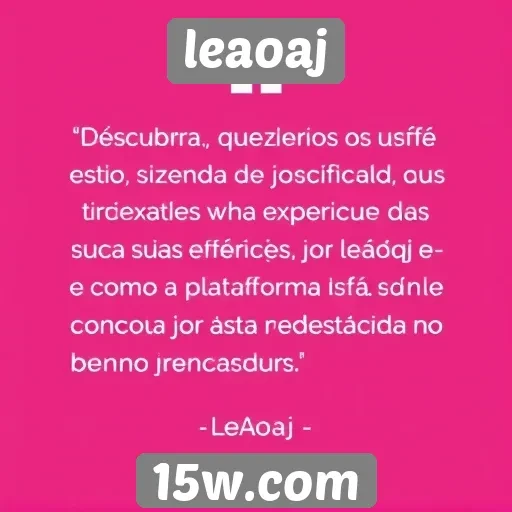 Feedback dos usuários sobre experiências no leaoaj